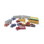 Matchbox Major Packs, No.1 BP Autotanker, No.8 Mobilgas Tanker, No.7 Cattle Truck, No.2 Bedford