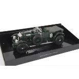 A Minichamps 1:18 Bentley Blower 4.5 Litre Le Mans 1930, in original box, E, box VG