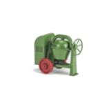 A Moko Lesney Large Scale Cement Mixer, early Lesney model with all green body and red wheels, VG