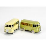 Quiralu Peugeot D4A 'Ducretet Thomson' Van, lemon yellow body, spun hubs, white tyres, in original