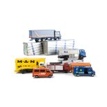 Conrad 1:50 Small Commercial Vehicles, 3068 Mercedes-Benz Truck, 3054 Mercedes-Benz Auto Club Car