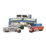 Lion Car DAF Trucks, including JNF, DAF Trucks, Liga, Vlaai, Van Maanen, in original boxes, E, boxes