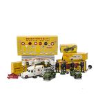 Dinky Supertoys 651 Centurion Tank, 674 Austin Champ, 734 Supermarine Swift Fighter, 253 Daimler