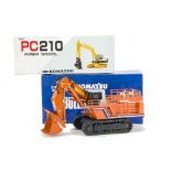 1:50 & 1:60 Japanese Diecast Construction Vehicles, Goods Wave Komatsu PEMC PC210 Power Shovel,