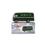 A Dinky Supertoys 967 BBC TV Mobile Control Room, dark green body, grey grooved hubs, BBC crest,