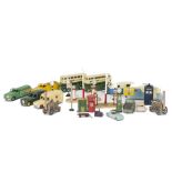 Dinky Toy Commercials & Other Diecast, including 29c Double Decker Bus, 3rd type, green lower