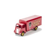 A Dinky Supertoys 919 Guy 'Golden Shred' Van, all red 2nd type cab and body, yellow hubs, G-VG