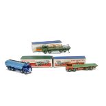 A Dinky Supertoys 502 Foden Flat Truck, 1st type orange cab and chassis, mid-green flash, back and
