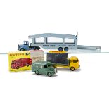 A Dinky Toys 276 Airport Fire Tender, in original box, loose 982 Pullmore Car Transporter with