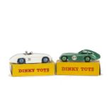 A Dinky Toys 163 Bristol 450 Coupe, British racing green body, green hubs, RN27, 133 Cunningham