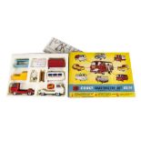 A Corgi Toys Gift Set 24 Commer Constructor Set, 2 Commer cab chassis units, 4 interchangeable