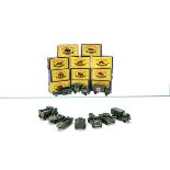 Matchbox Lesney 1-75 Series Military Vehicles, 73 RAF Pressure Refueller, 55 DUKW, GPW, 61 Ferret