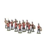 Britains loose band figures from sets 27 and 30, complete complement of figures for both sets, but