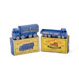 Matchbox Lesney 1-75 Series 20b ERF 68G Truck, dark blue body, GPW, 10c Foden 8-Wheel Sugar