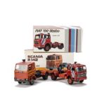 Arpra Supermini 1:50 Tractor Units, Fiat 190 Turbo, Scania R142, in original boxes, E, R142 would