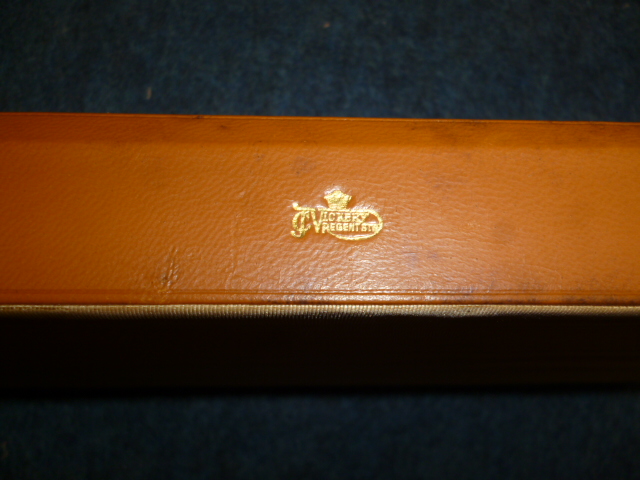 A J C Vickery of Regent Street crocodile skin and leather jewel case, with lacquered brass fittings, - Image 4 of 5