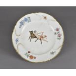 An early 19th Century Sevres porcelain cabinet plate, centred with Europa and the bull surrounded by