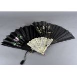 A collection of 19th Century and early 20th Century fans, all af (be useful for parts and