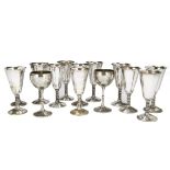 A large collection of silver plated items, mostly table ware with Army insignia and approx 30 silver