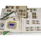 A collection of South African and World stamps, in several stockbooks and some loose, along with