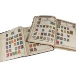 Two vintage stamp albums, one The Empire with good 19th century examples, including a page with