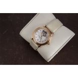A modern Frederique Constant automatic rose gold plated lady's wristwatch, having mop dial with