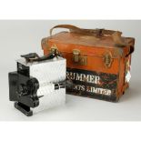 Newman Sinclair 35mm Reflex Camera Body, No 566, model N with a mirror shutter and 3 lens turret, in