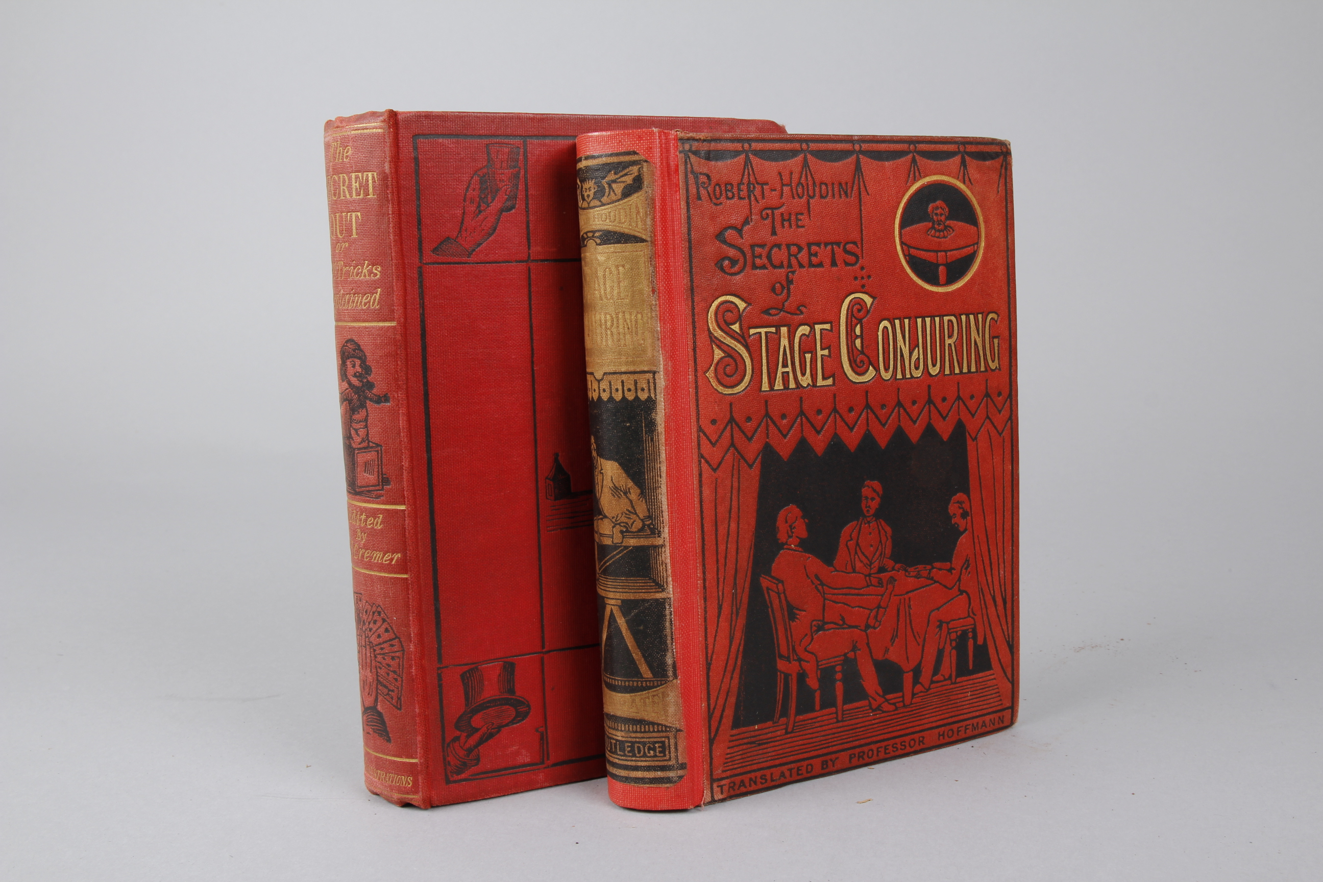 Two Magic Books, The Secrets of Stage Conjuring by Professor Hoffman, 1881, G and The Secret Out