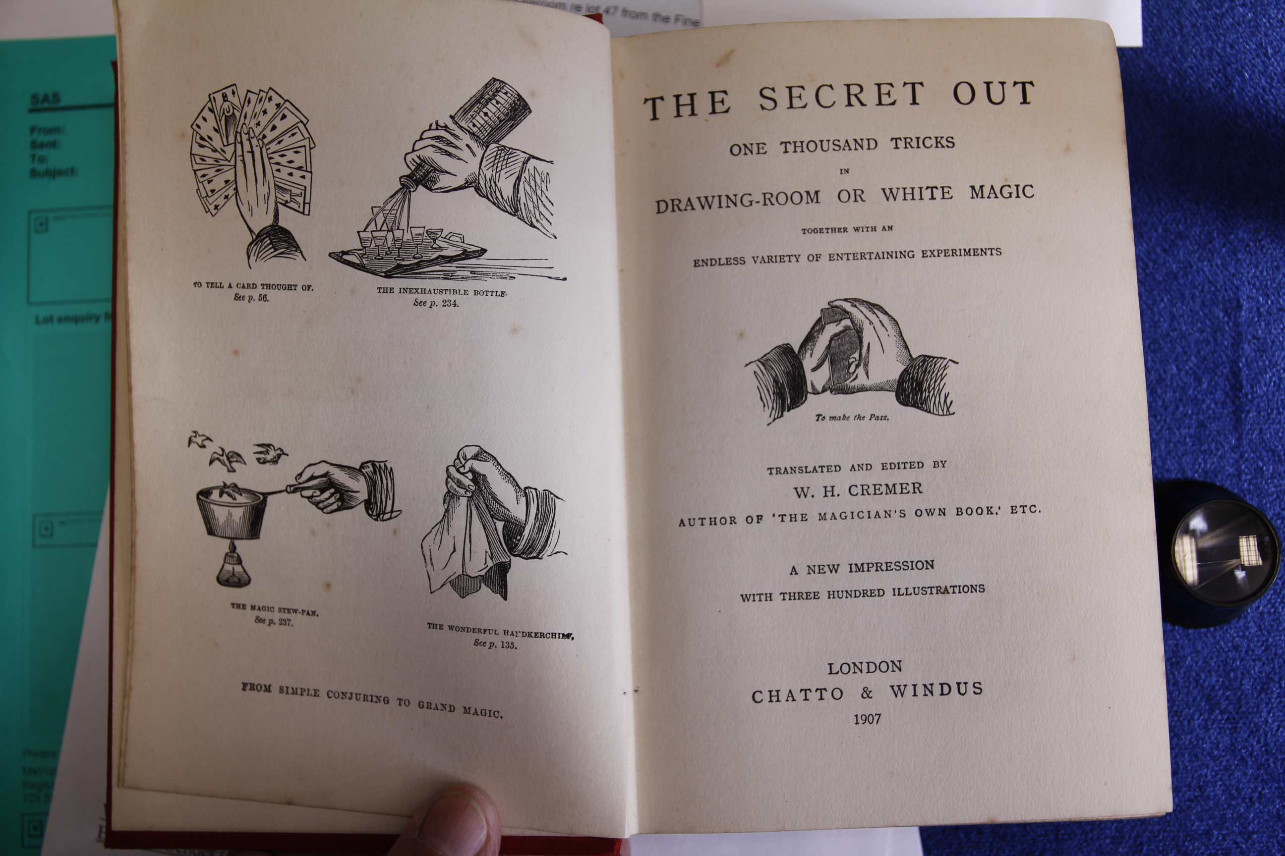 Two Magic Books, The Secrets of Stage Conjuring by Professor Hoffman, 1881, G and The Secret Out - Image 4 of 5