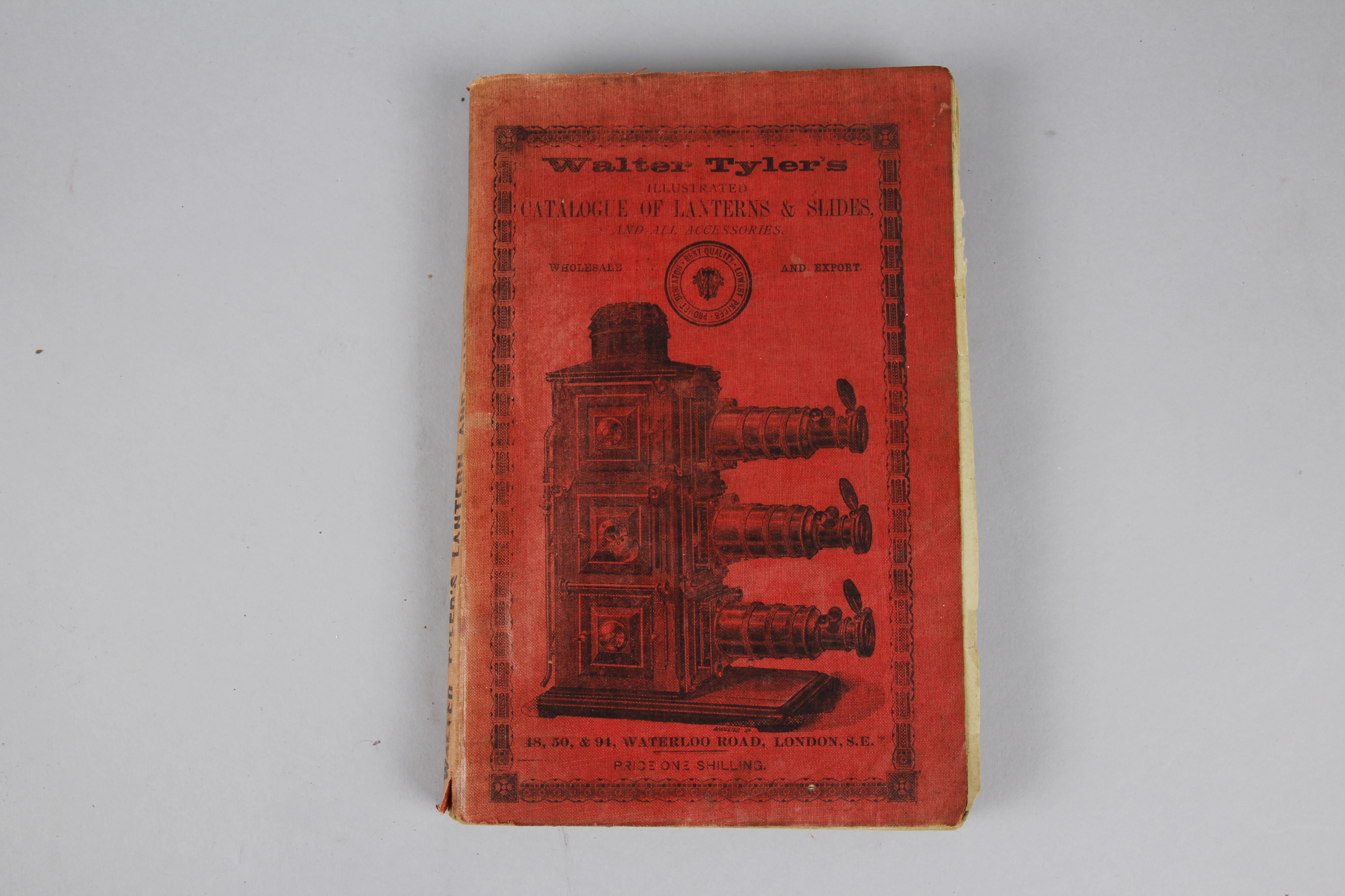 Walter Tyler’s Illustrated Catalogue of Lanterns and Slides and all Accessories, undated but circa