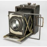 Dallmeyer Speed Camera, No DS 126, 6.5x9 format, body, F, focal plane shutter moving but not