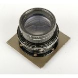 Air Ministry 14" F5.6 Lens, No 416555, no maker's marks but is possibly Cooke lens, military