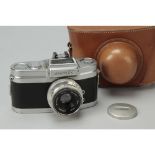 Wrayflex 1a Camera, No 3539, body, G/VG, a couple of small patches of corrosion, shutter firing, a