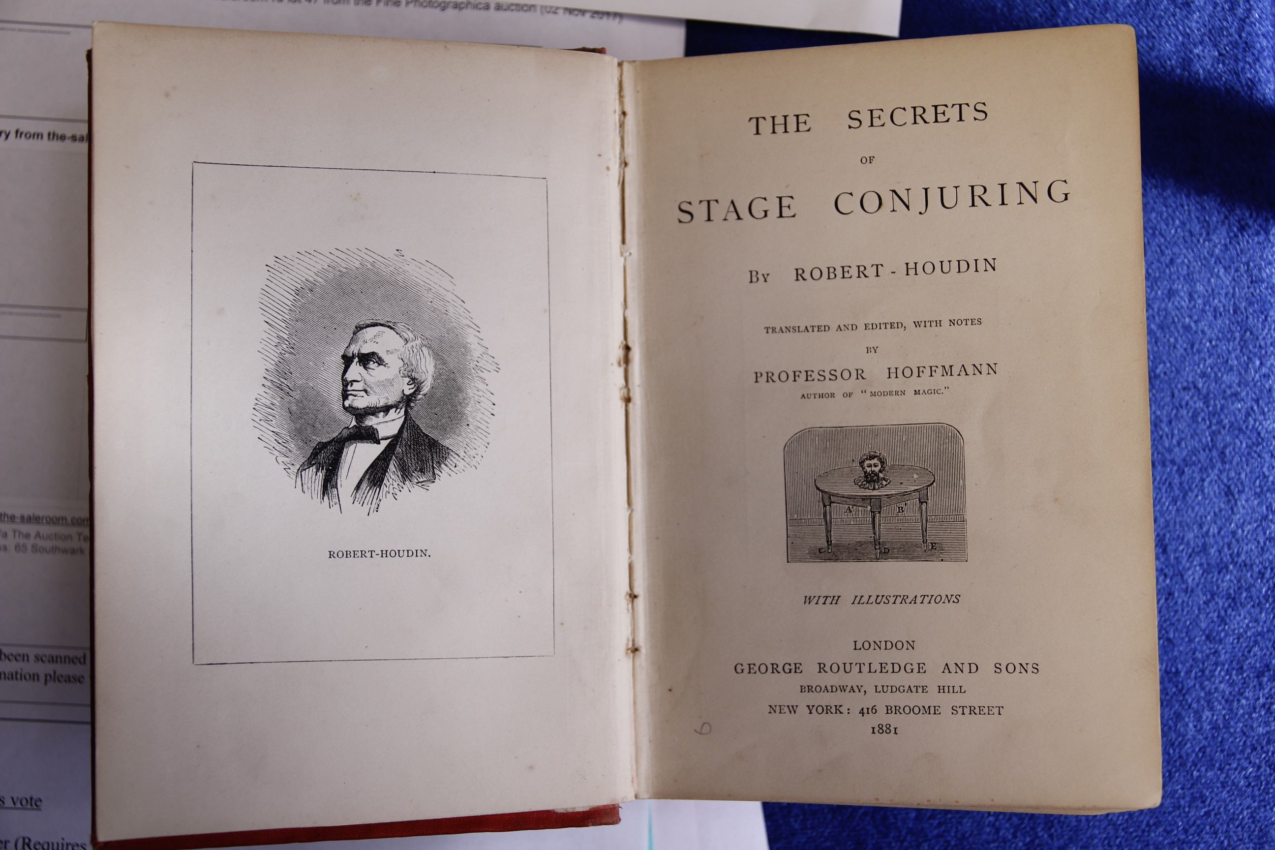 Two Magic Books, The Secrets of Stage Conjuring by Professor Hoffman, 1881, G and The Secret Out - Image 2 of 5