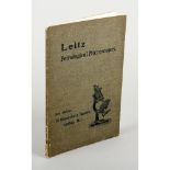 Leitz 1910 Microscope Catalogue, 47 cloth bound pages covering Petrological microscopes and