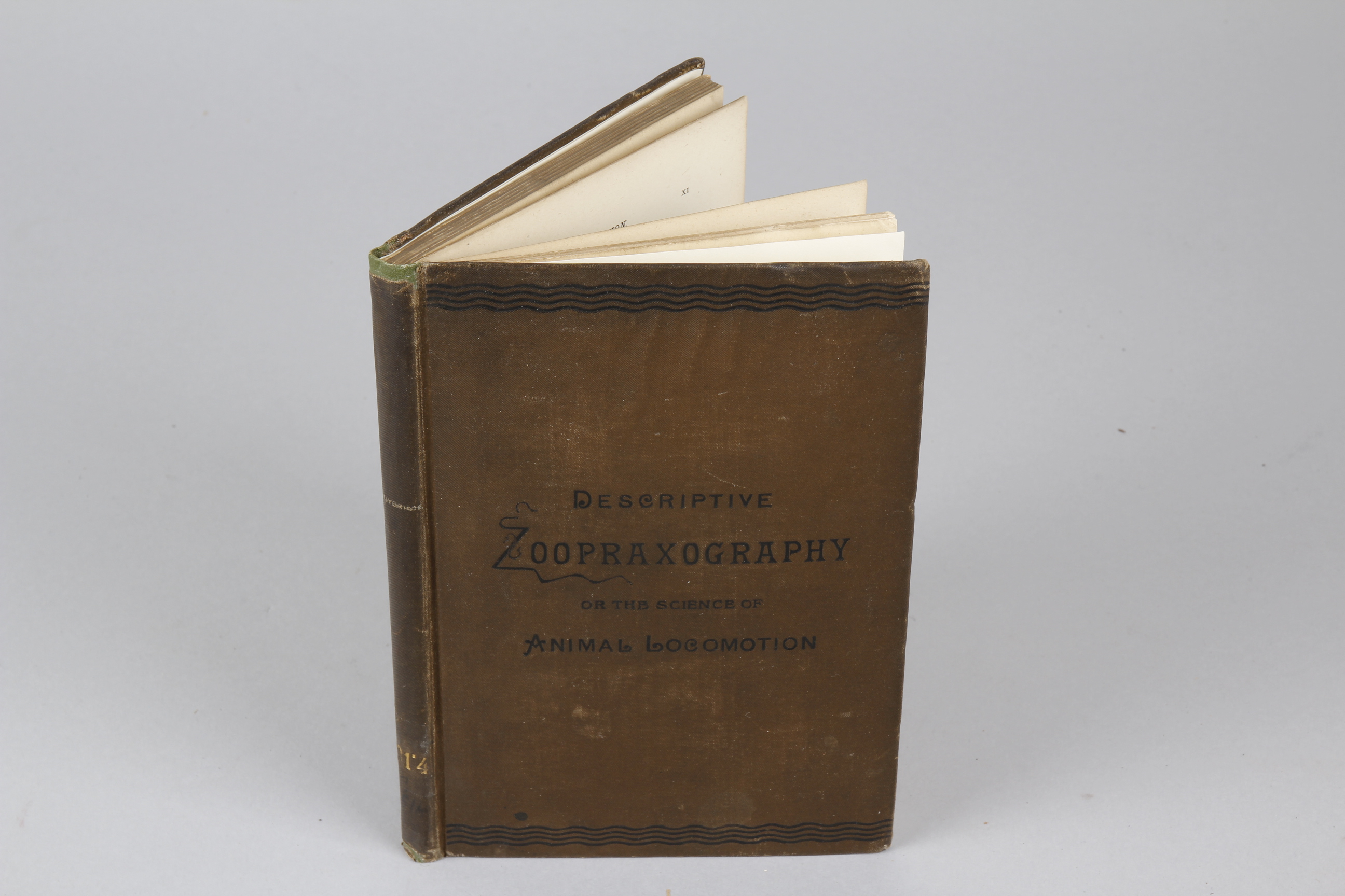 Descriptive Zoopraxography or The Science of Animal Locomotion, by Muybridge, E, 1893, signed and