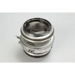 Ilex 80mm F1.3 Lens, Oscillo-Paragon 1,0.5X, mounted in an Ilex shutter, body, G, elements, G,