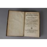 Recreations Mathématiques et Physiques, Ozanam, M, 1735,3rd ed with engravings including a magic