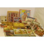 Victory Jigsaw Puzzles, Eleven boxed plywood examples including Road Vehicle, Winchester