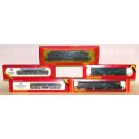 Hornby OO Gauge BR Blue Diesel Locomotives, comprising R068 class 25, two R751 class 37's (one is