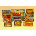 Matchbox Corgi and Dinky, all boxed fire service vehicles including Matchbox Superkings K-112 Fire