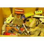 Playworn Diecast, Matchbox, Corgi, Dinky and others including Tri-ang SS United States,