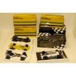 Minichamps, 1:18 Scale all boxed including Ayrton Senna Lotus Renault 97T-1985, Brabham BMW BT52B