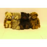Charlie Bears, 2006 limited edition Anniversary Edward with brown plush fur and bells, (16in tall