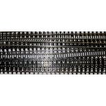 N Gauge and 009 Peco Flexi Track, six lengths 009 and four lengths of N Gauge, G, (10)