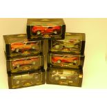 Burago 1:18 Scale Cars, Seven boxed examples (3032,3009, 3006x2, 3011x3) including Ferrari 250