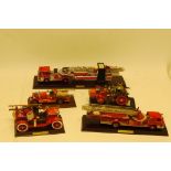 Franklin Mint Fire Engines, all 1:18 scale including, 1916 Ford Model T, 1954 American La France,