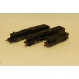 Hornby-Dublo OO Gauge 2-rail BR Black Locomotives, including 8F 2-8-0's 48109 and 48073 (Ringfield),