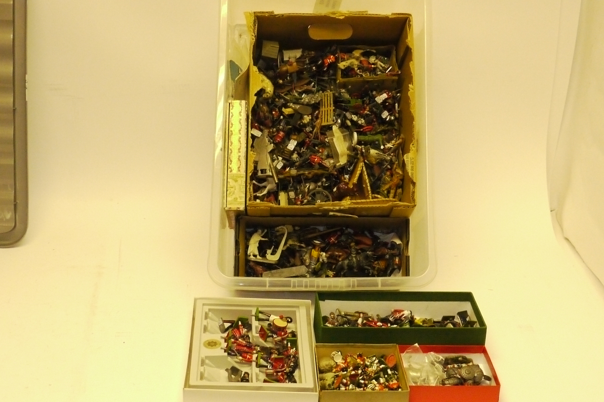 Britains Del Prado and others playworn Pre-War and later Lead figures, Various manufacturers