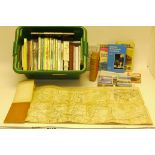 Collection of Railway-related Books and Maps, including 'The Splendid Book of Empire Railways, BR